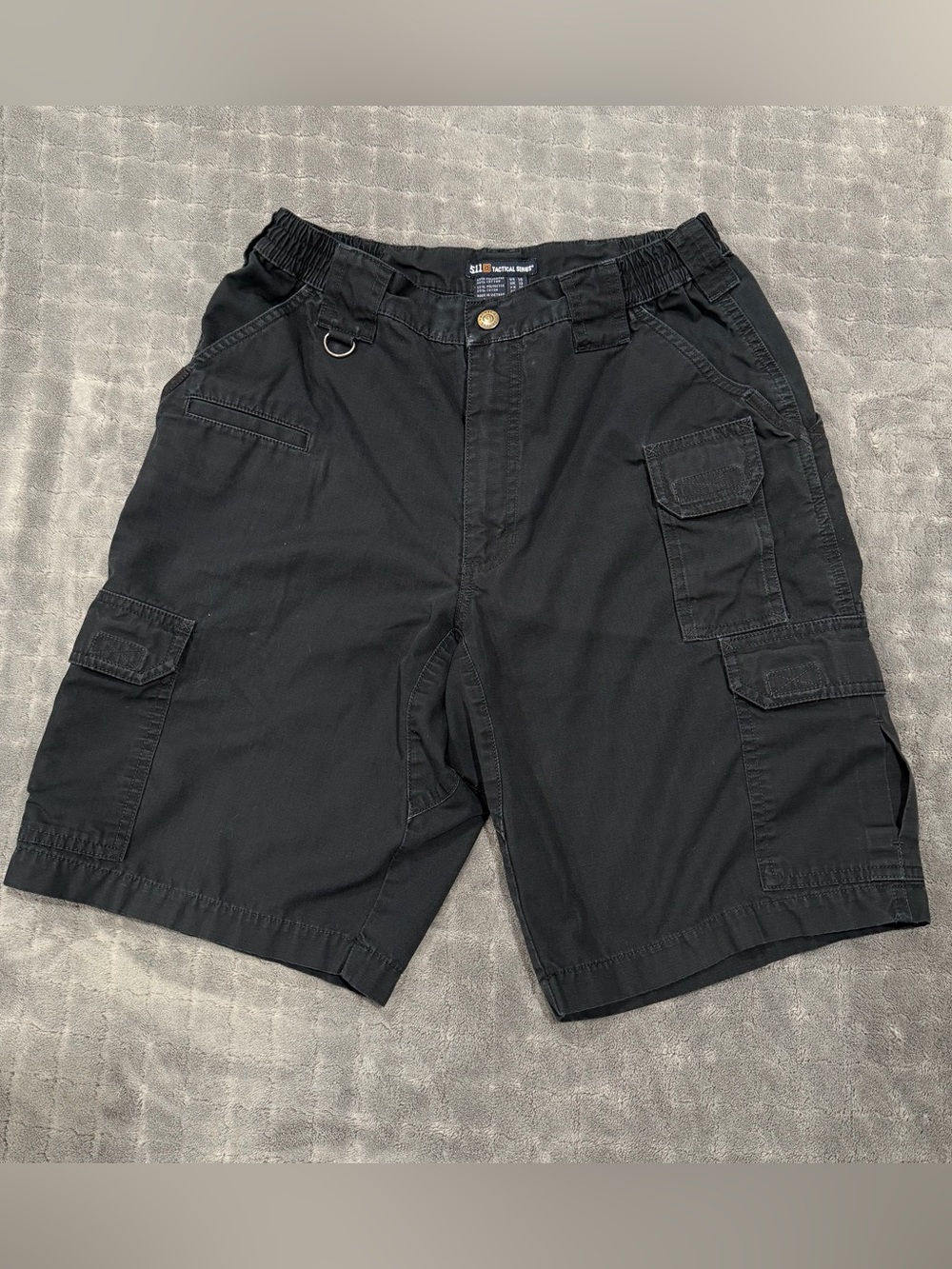 5.11 Tactical Black Men's Cargo Shorts with Utility Pockets